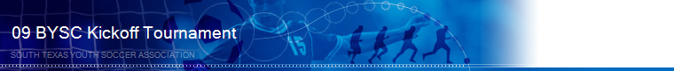 South Texas Youth Soccer Association banner